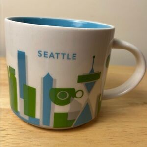 Starbucks‎ Seattle You Are Here Collection Coffee Mug Cup 14oz 2017 Collectible